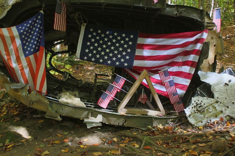 flag wreckage