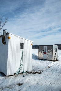 ice shacks